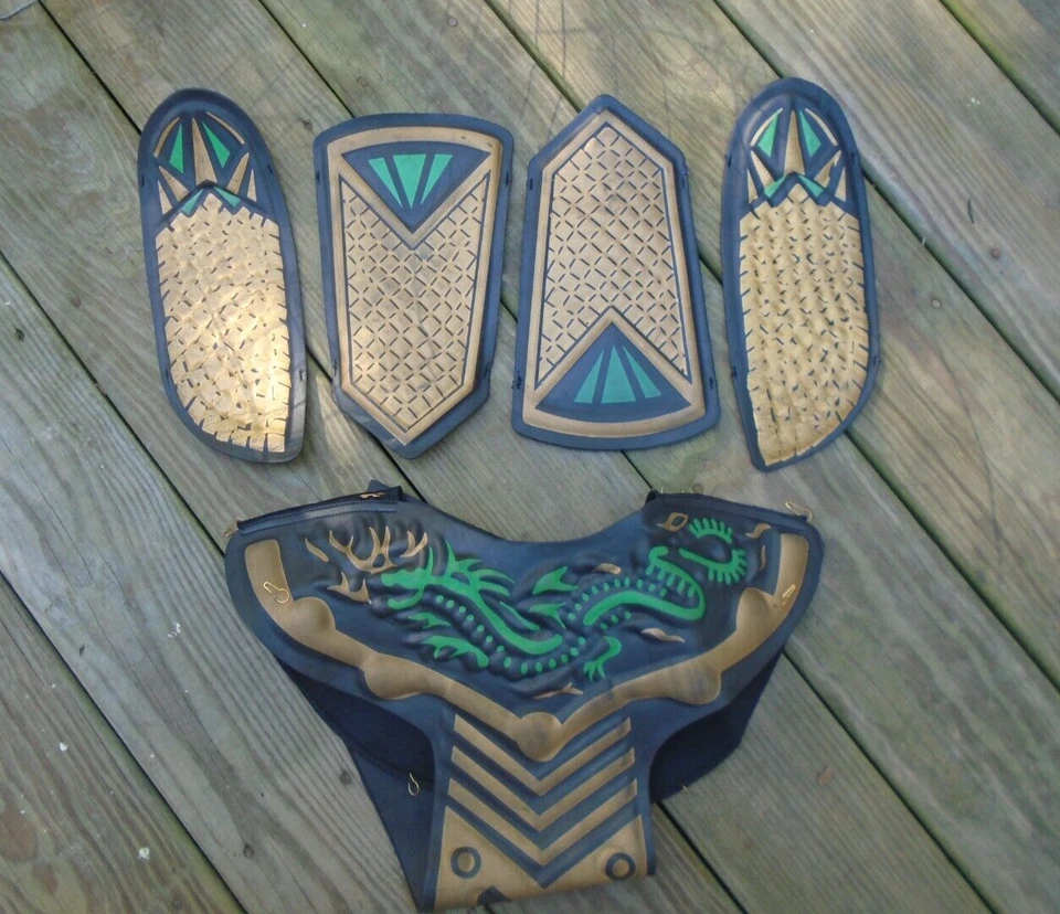 包括 Sais Ninja Dragon Slayer 服装尺寸特大号 14-16 9ps 非常好 — 第 4/4 张图片