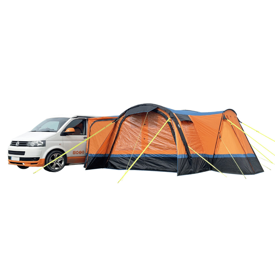 OLPRO Cocoon Breeze V2 Toldos Para Camper (Naranja/Gris) Desmontable, Inflable