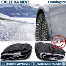 Calze da Neve per Ford Fiesta 5 OMOLOGATE Italia, Europa Alternativa Catene