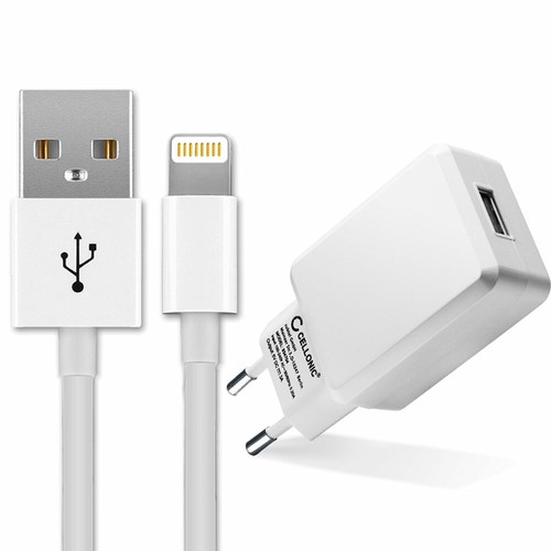 Cable carga para iPhone 6S Plus iPhone SE iPhone 5C 3A blanco 1m 4066254419384 | eBay