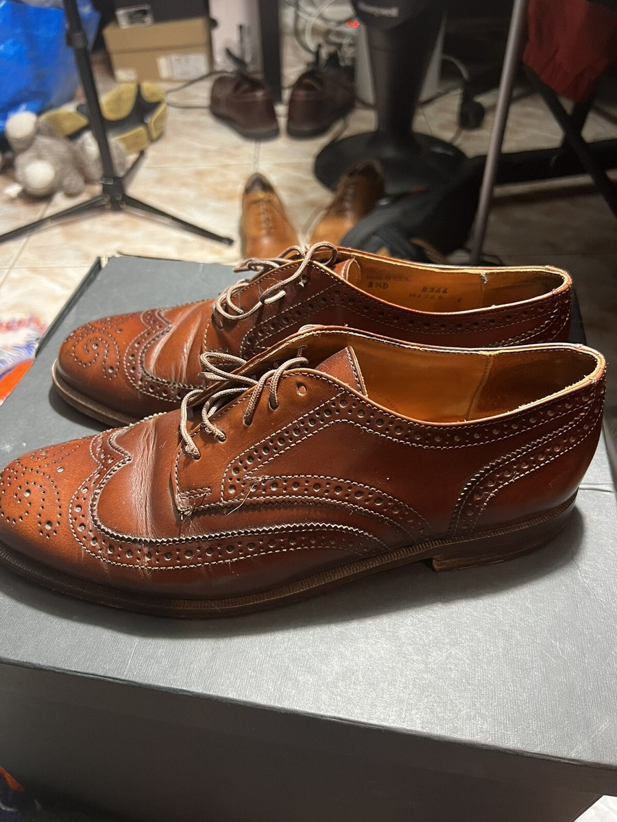 Cole Haan Wing Oxford Wingtip Brogue Brown sz 8.5 No Box | eBay display picture 2