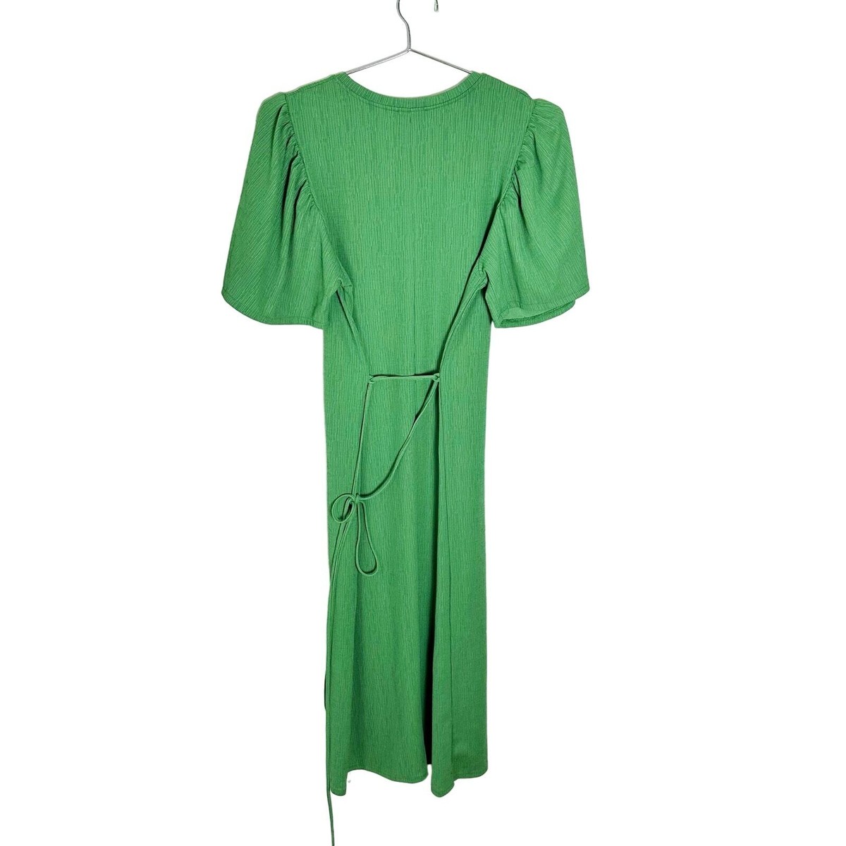 zara green tie dress ZARA Midi Dress With Front Tie – Amour Boutique