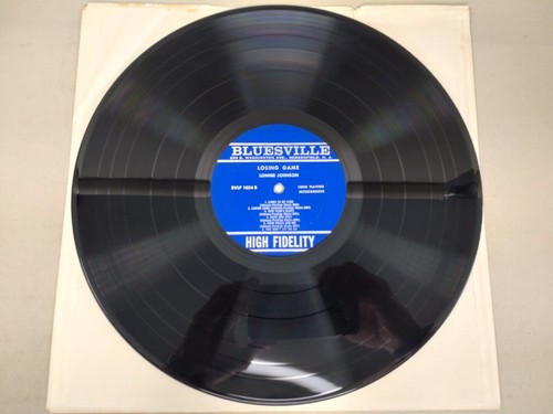 LONNIE JOHNSON - LOSING GAME PRESTIGE BLUESVILLE BV 1024 - US 1961 MONO Vinyl LP - Picture 4 of 4