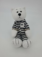 Property Of Alcatraz Plush Bean Bag Bear Prisoner Number 0314 Stuffed Animal