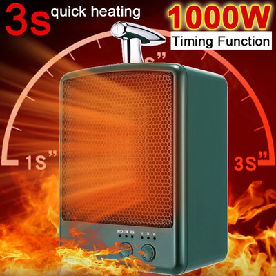 Calefaccion Para Casa Calentador Calentones Electrico 1000W Dormitorio Oficina