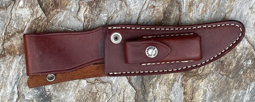 Randall Stag Trailblazer Model 27 - 5 3/4 Never Used w/Sheath & Stone - Picture 9 of 18