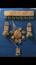 indian Pakistani Jewelry Full Bridal Necklace Set