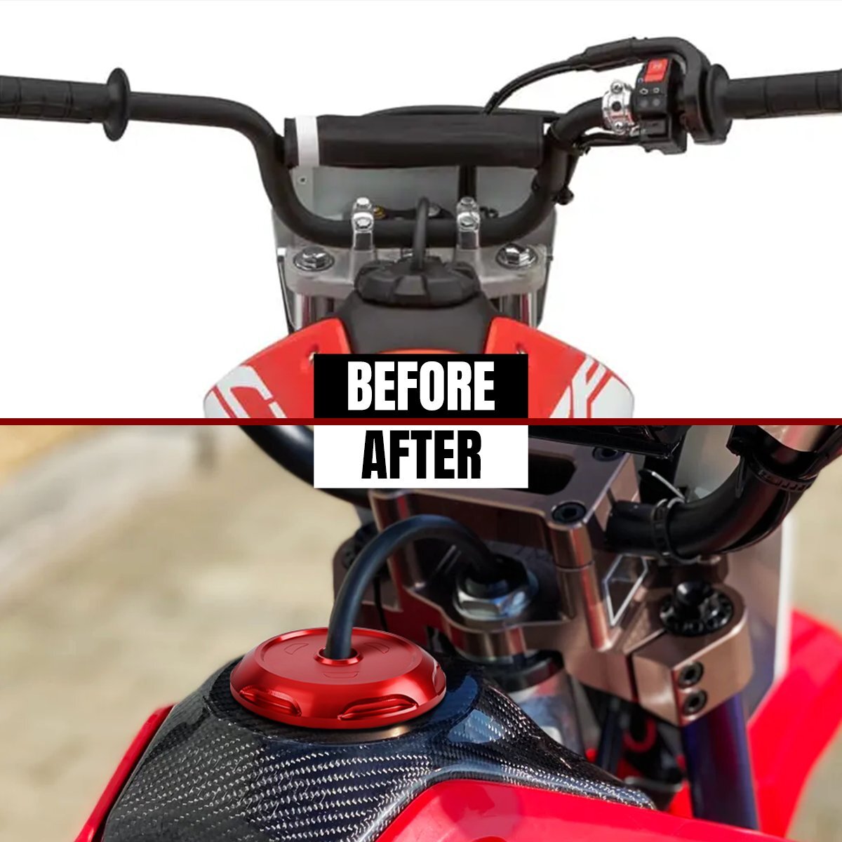For Honda CRF110F CRF125F 2019-2023 2024 Aluminum Tank New Gas 