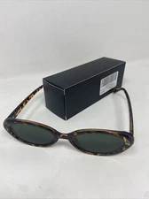 Verfimaci Retro Oval Sunglasses for Women Driving Fashion Cat Eye Leopard NIB