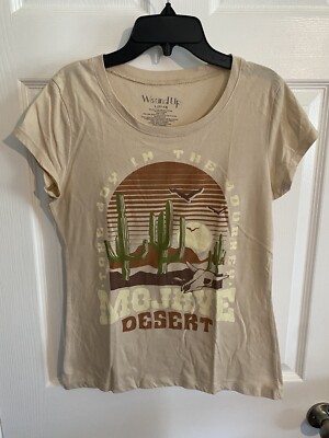 Mojave Desert Take Joy In The Journey Women's Wound Up T-Shirt Lrg (11-13) NEW