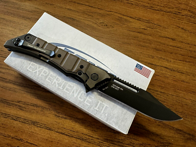 Zero Tolerance 0223 - Black DLC Clip Point - Earth Brown G10 Black
