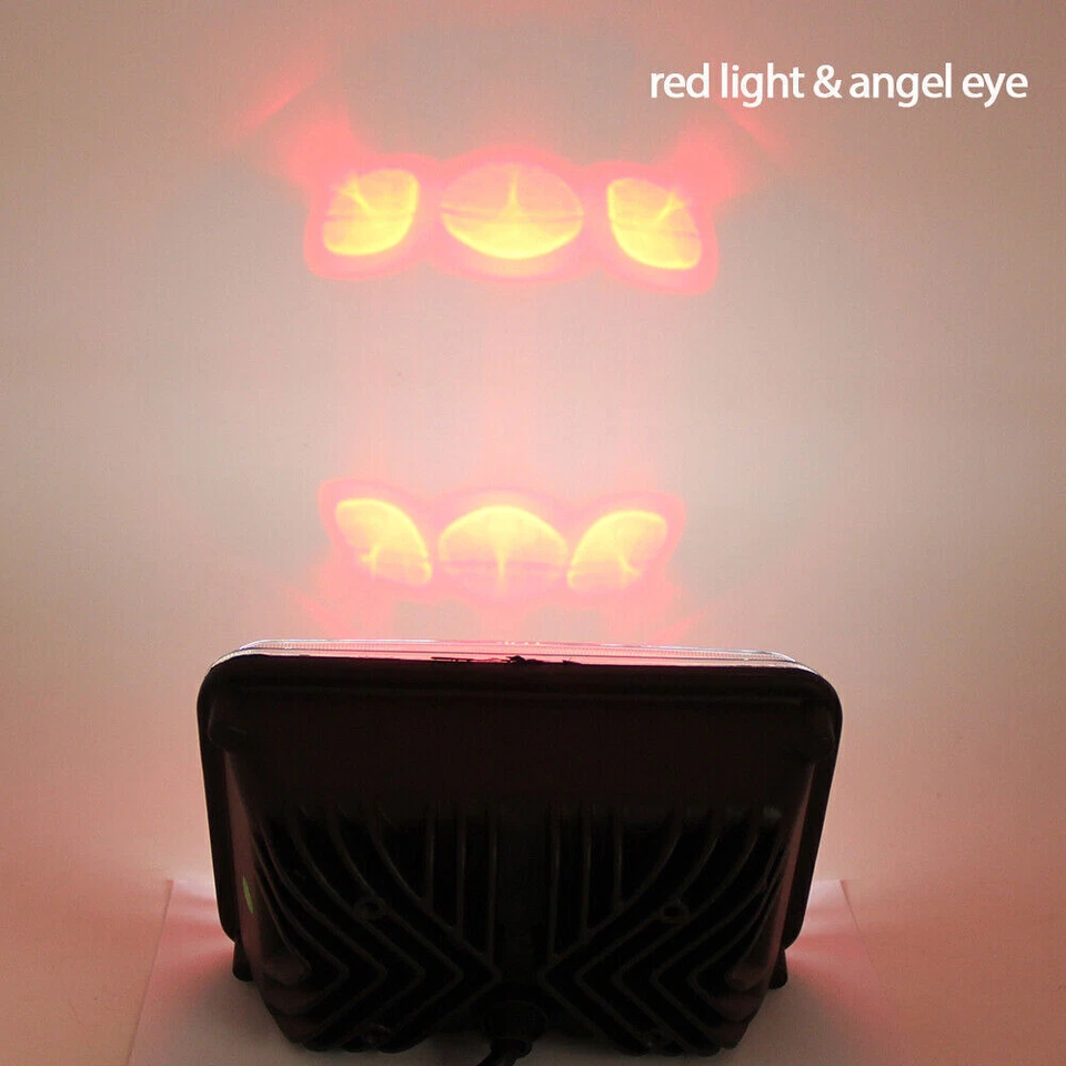 4PCS 4x6" LED Headlights Hi-Lo DRL For Chevrolet S10 Blazer 1995 1996 1997 6000K Foto 3 de 4