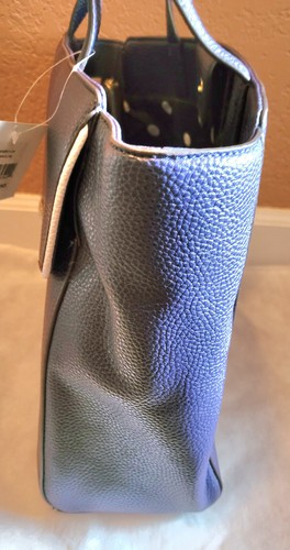 Anne Klein Timeless Choice Medium Top Zip Tote, Midnight Blue New with Tag - Picture 5 of 13