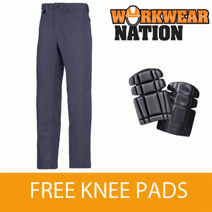 Snickers Chino Sporco 6400 Service Senza Navy Imbottiture Blu repellente qPOw4nv