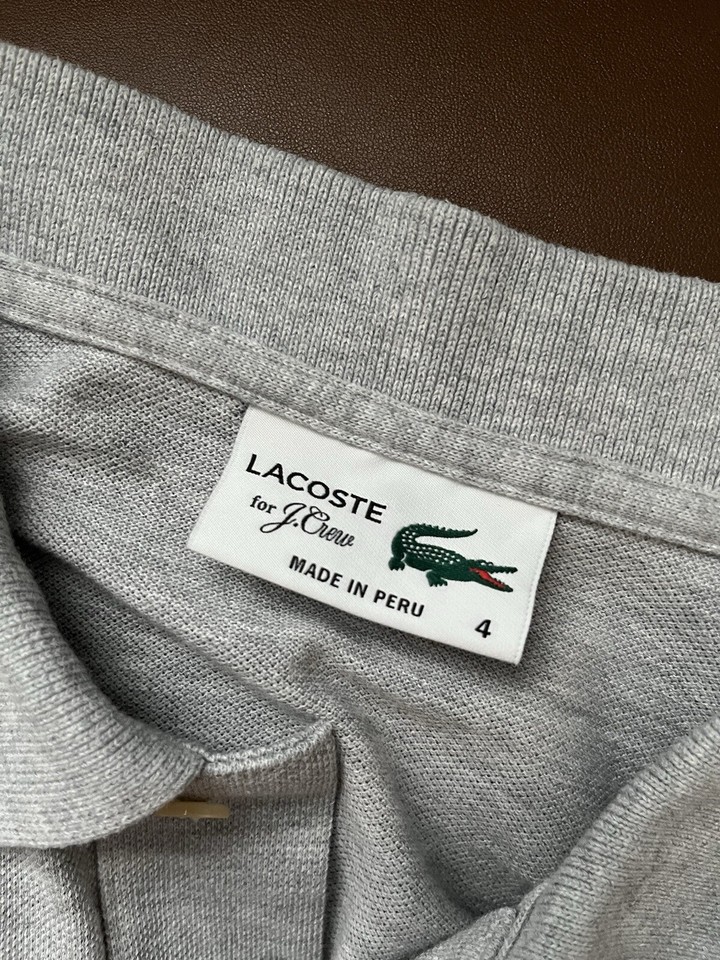 SOLD OUT Lacoste J.Crew Mens Pique Polo Size 4 Medium eBay