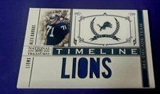 2011 NATIONAL TREASURES TIMELINE JERSEY ALEX KARRAS TEAM NAME VARIATION