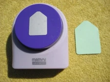 Gift Merchandise Tag 2 3/4" x 1 7/8" Marvy Uchida Craft Paper Punch