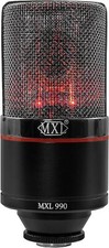 Mxl 990 Blaze Large Diaphragm Condenser Microphone With Red Led Light Free Ship