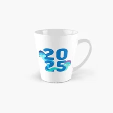 HAPPY NEW YEAR 2025 STICKERS Tall Mug , Gift For Family