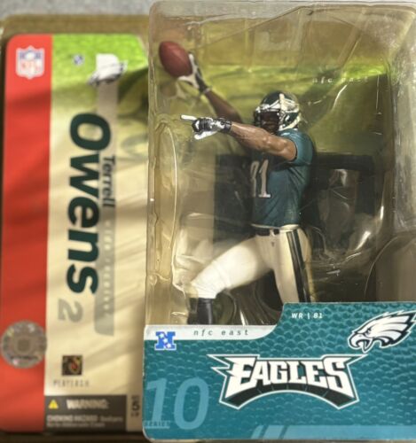 McFarlane Toys TERRELL OWENS Eagles FIGURE UNOPENED - Picture 1 of 1