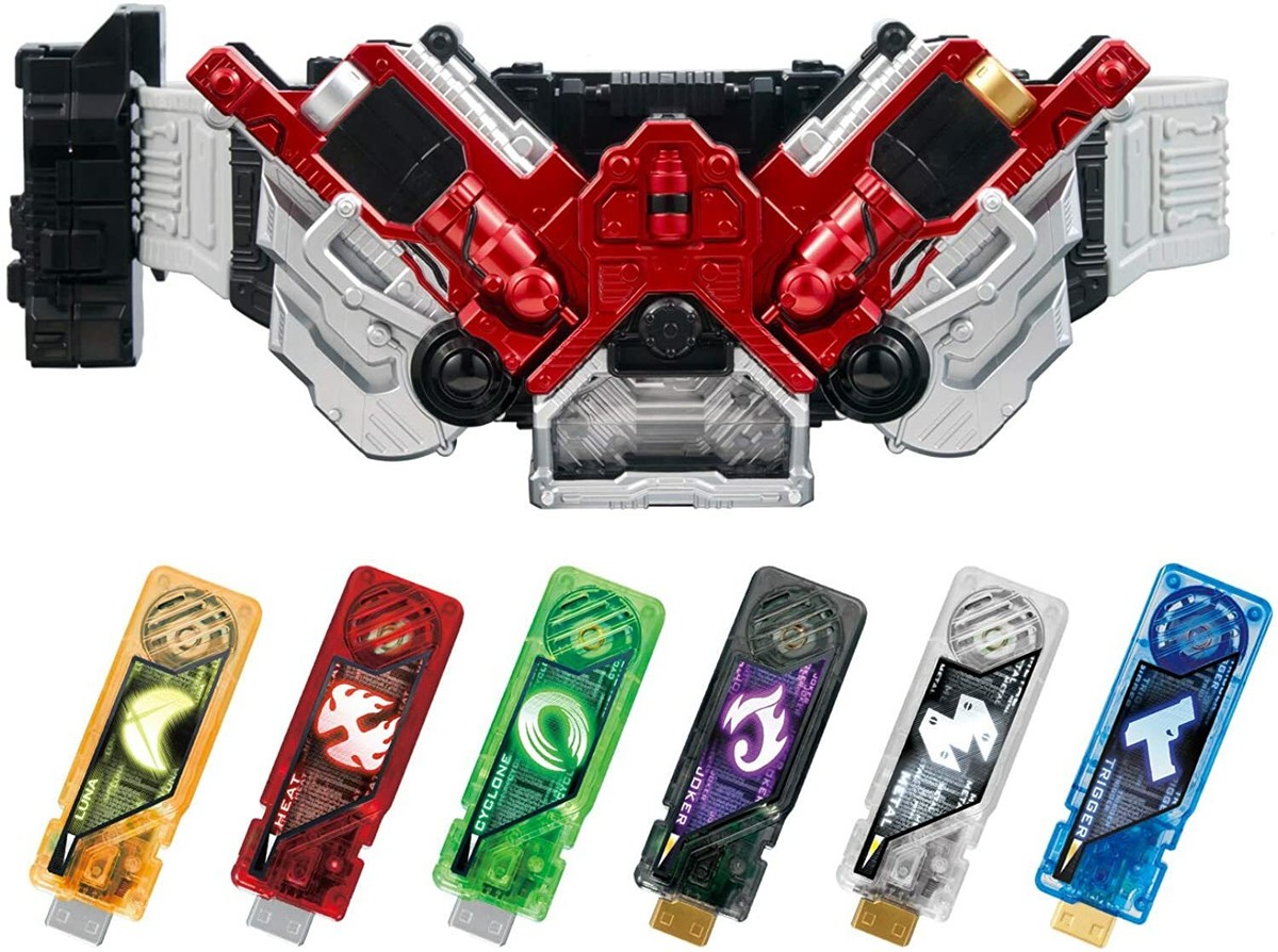 DIESEL☆ミラーPUベルト20 ホワイト 光沢 華やか ワンポイント BANDAI Kamen Masked Rider W Belt ver.20th DX W Double Driver