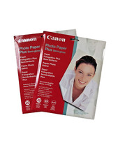 NEW Canon Photo Paper Plus Semi-Gloss Size Sheets 8 x10 Satin 69 lbs. 40 Sheets