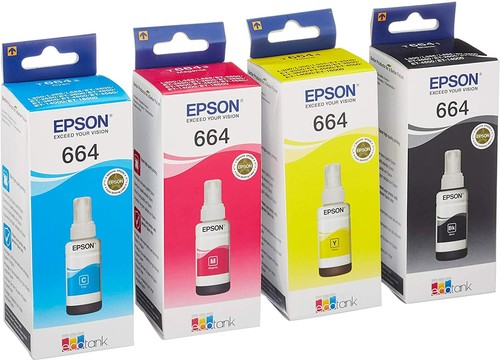 GENUINE Original Epson EcoTank Multipack 664 Tinte et-2600, et-2650-vat  enthalten | eBay