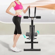 Ab Machine Coaster Abdominal Crunch Trainer for Home Gym Core Workout Equipment