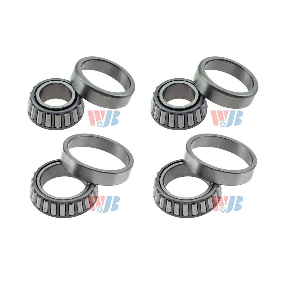 Juego de 4 cojinetes de rueda exterior delanteros interiores delanteros WJB y carreras para 98 1980-1984_tt Foto 2 de 4