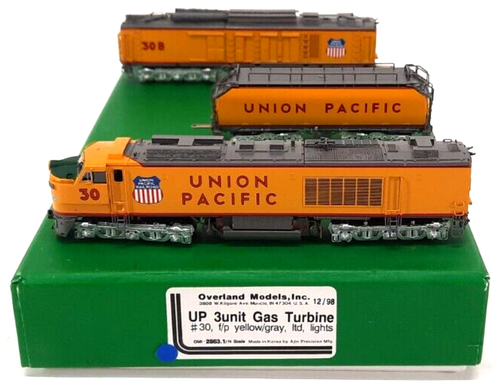 Overland Models OMI-2863.1 N Scale UP 3 Unit Gas Turbine #30 Tested - 第 1/24 張圖片