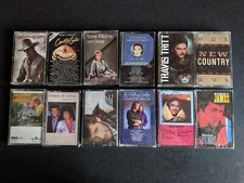 Lot of 12 Country Cassette Tapes. All New Factory Sealed. See Descrip For List