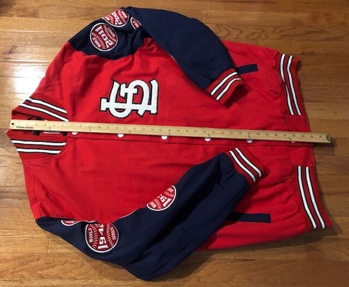 Giacca ST. LOUIS CARDINALS WORLD SERIES CHAMPION taglia XXL 2XL molto cool - Foto 21 di 22
