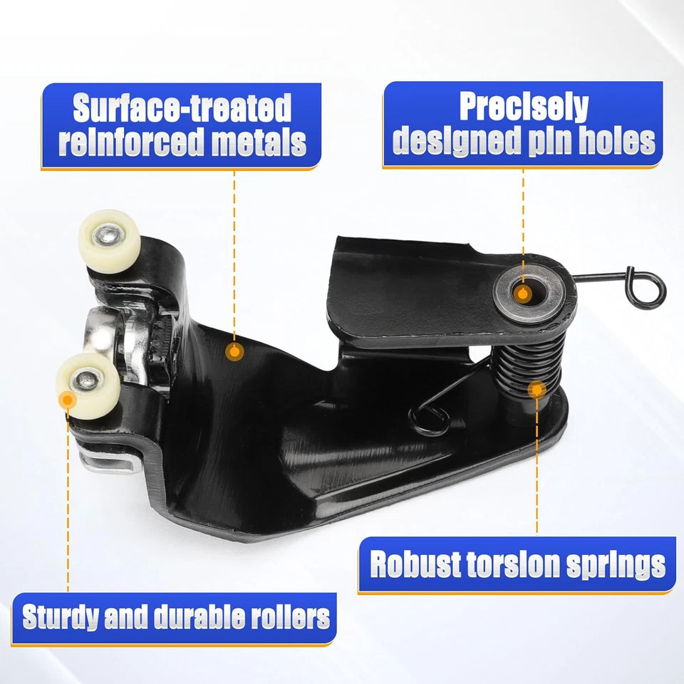 1 par de rodillos de puerta corredera de montaje central izquierdo derecho para Honda Odyssey 05-10 Foto 4 de 4