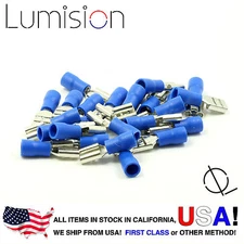 25 Pack 14-16AWG .25 Inch 1/4" Quick Disconnect Female Connector Fuse Terminal