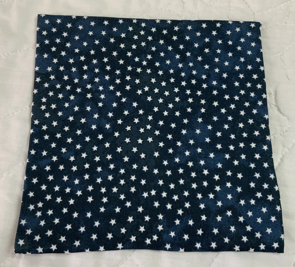 Vintage Antique Patchwork Quilt Table Topper, Bow Tie, Early 1900’s, Navy, Red - Image 3 of 4