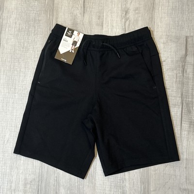 NWT Member's Mark Youth Boy Kids Elastic Waistband Luxe Short Black XL (14/16)