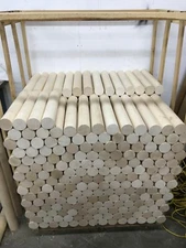 *10 PACK* 2-3/4"x17" *QUALITY* *KILN DRIED* Hard MAPLE Woodworking/Craft Dowels