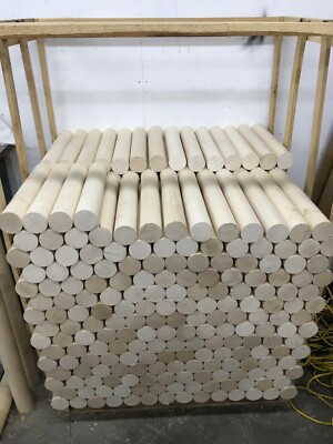 *4 PACK* 17/" *QUALITY* *KILN DRIED* White ASH Woodworking//Craft Dowels