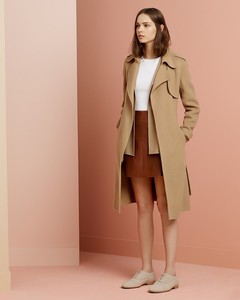 theory camel coat