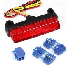 Motorcycle LED Tail Light Brake Light Rear Taillight Lamp Indicator Red Mini