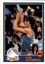 Tom Chambers 1992-93 Topps Archives #15 San Diego Clippers