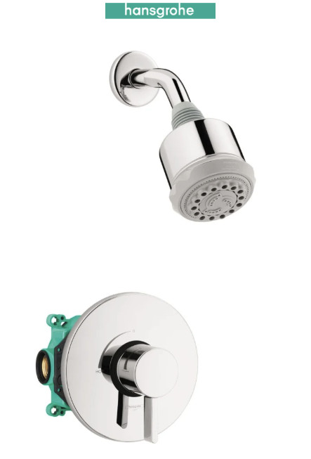 Hansgrohe Clubmaster 3 Setting Brushed Nickel Shower Head
