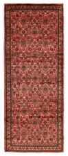 3'11" x 9'11" Vintage Hand-knotted Runner Rug Traditional Oriental Wool Carpet