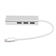 USB C to Ethernet Adapter Hub with 3 USB 3.0 Ports RJ45 Gigabit Network