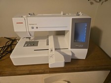 Janome Memory Craft 550E MC550E Embroidery Machine - Pre Owned Original box 