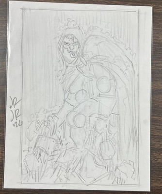 Doomquest 1 Cover Art  prelim  John Romita Jr JrJr 8x10 