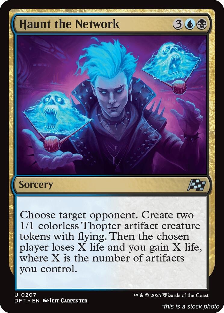 Haunt the Network (DFT 207), Normal, Aetherdrift, MTG
