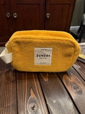 Sunday Supply Co Weekend Vibes Orange Accessories Pouch - Terry Towelling