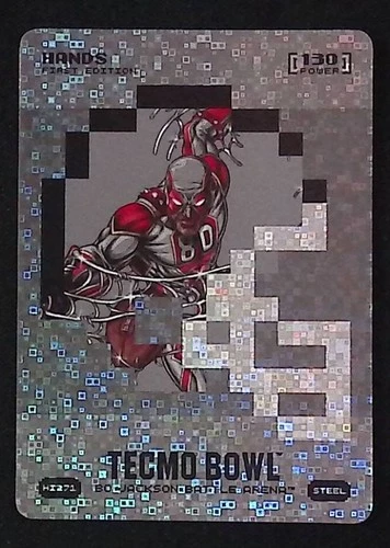 Bo Jackson Battle Arena Tecmo Bowl Helmet Icon Battlefoil Hands Steel #HI271