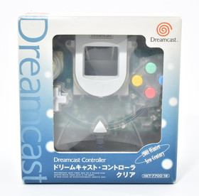 Sega Dreamcast Controller Clear Visual Memory Set Box Tested Rare 2001 LE Japan